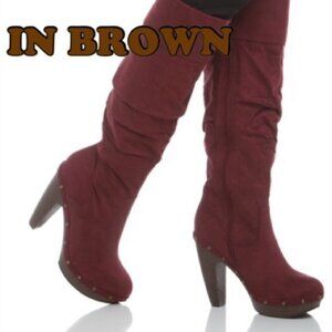 SHOE Dazzle Steady Heeled Boots Size : 7.5